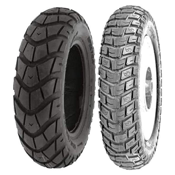 COPPIA GOMME DELI TYRE 120/90-10 66J SC-101 + 3.50-10 SC-108