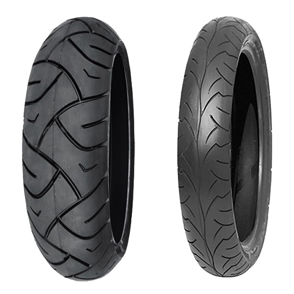 COPPIA GOMME DELI TYRE 120/70-12 58S SC-102 + 90/90-16 48P SB-106