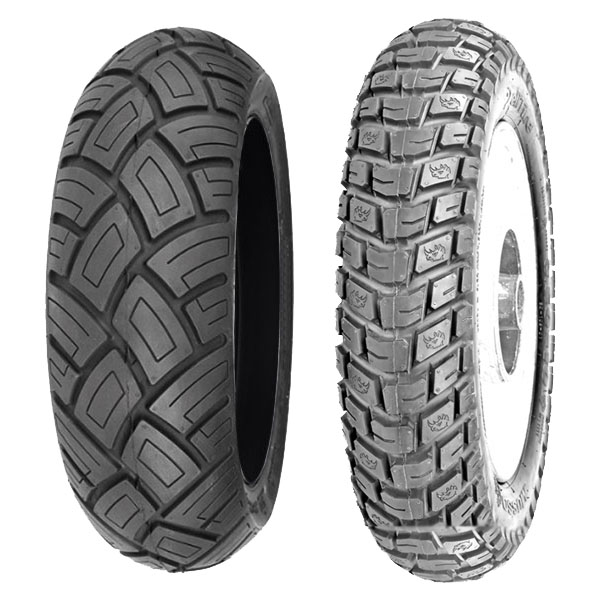 COPPIA GOMME DELI TYRE 110/70-11 51L SC-103 + 3.50-10 SC-108