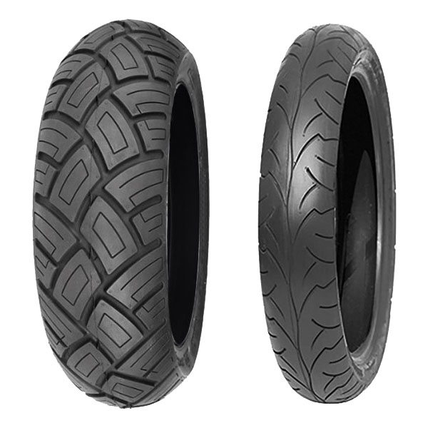 COPPIA GOMME DELI TYRE 100/80-10 53L SC-103 + 90/90-16 48P SB-106