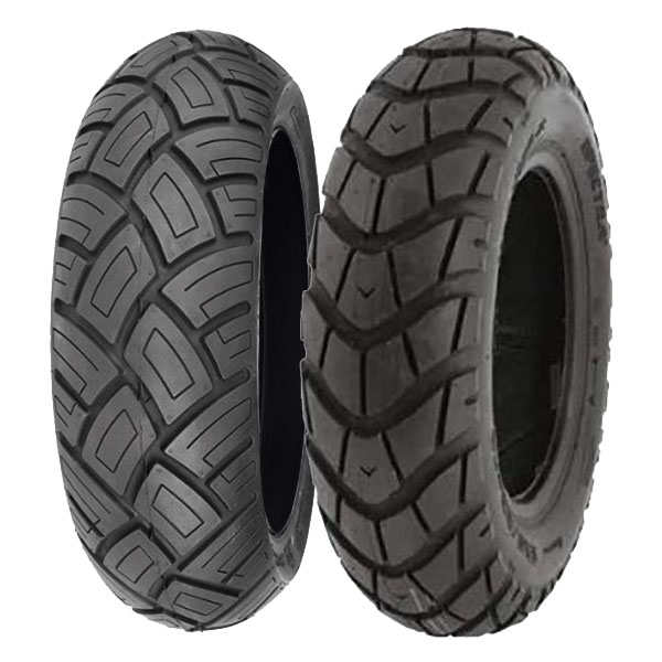 COPPIA GOMME DELI TYRE 100/80-10 53L SC-103 + 130/90-10 70J SC-101