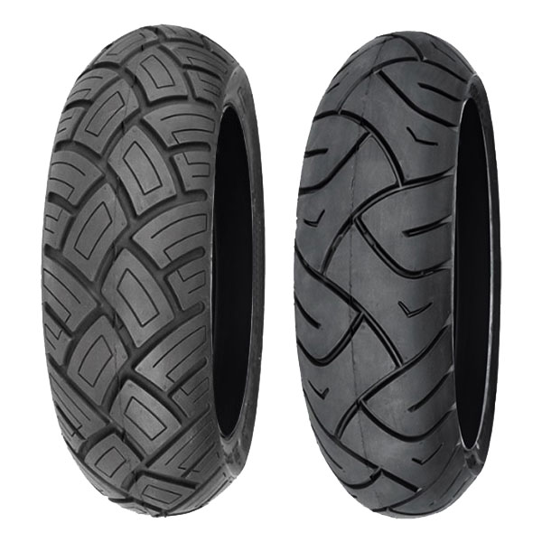 COPPIA GOMME DELI TYRE 120/70-11 56L SC-103 + 120/70-12 58S SC-102