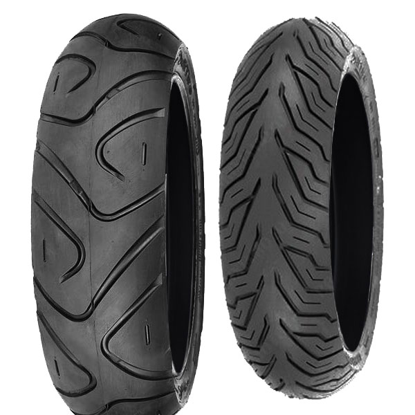 COPPIA GOMME DELI TYRE 130/90-10 70J SC-106 + 120/70-12 58S SC-109