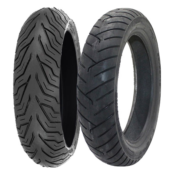 COPPIA GOMME DELI TYRE 110/90-12 64P SC-109 + 90/90-12 54P S-220