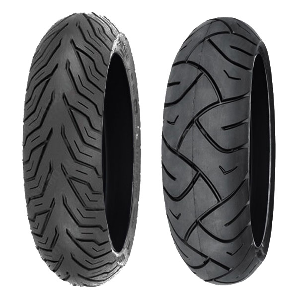 COPPIA GOMME DELI TYRE 80/90-15 51J SC-109 + 120/70-12 58S SC-102