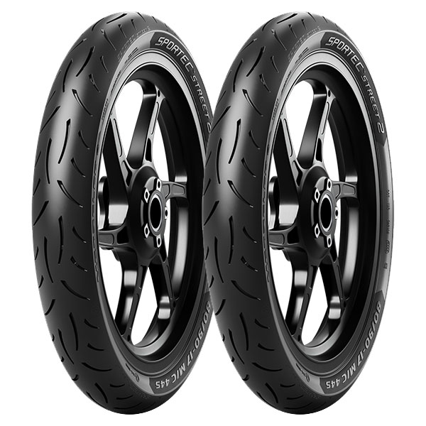 COPPIA GOMME METZELER 110/70-17 STREET 2 + 70/90-17 STREET 2 DOT21