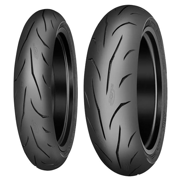 COPPIA GOMME MITAS 120/70-17 (58W) + 150/60-17 66H SPORT FORCE +