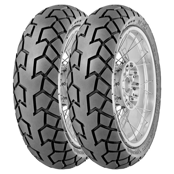 COPPIA GOMME CONTINENTAL 110/80-18 58H + 150/70-18 70H TKC70 M+S