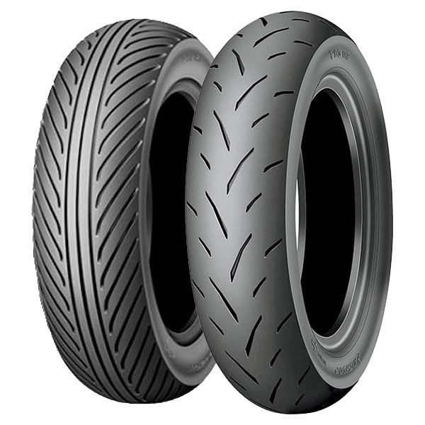 COPPIA GOMME DUNLOP 120/80-12 55J TT72 GP + 90/90-10 50J TT93 GP