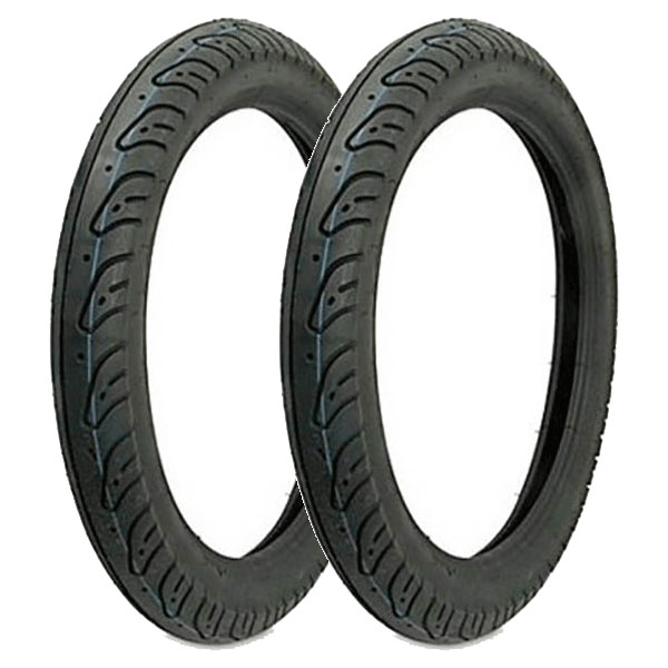 COPPIA GOMME VEE RUBBER 2.75-14 43J + 3.00-14 56J VRM-100