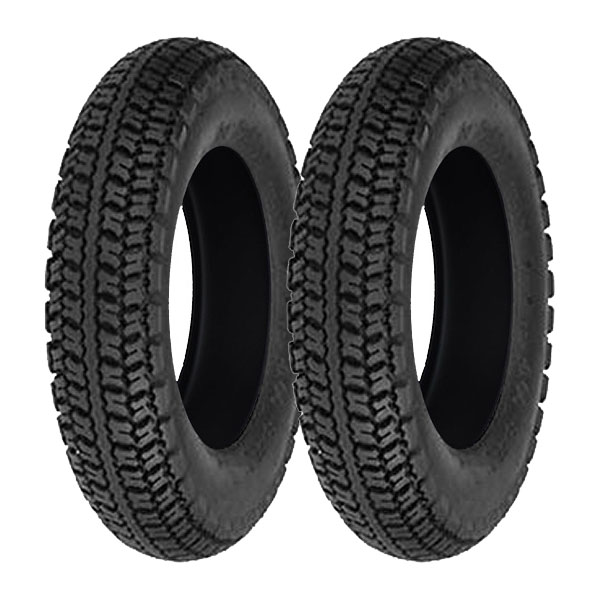 COPPIA GOMME VEE RUBBER 4.00-8 55J + 3.50-8 45J VRM-108