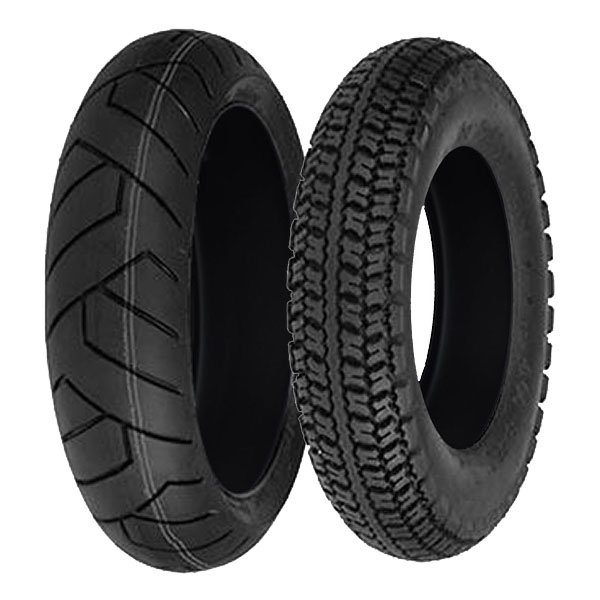 COPPIA GOMME VEE RUBBER 120/80-14 58S VRM-119 + 3.50-8 45J VRM-108
