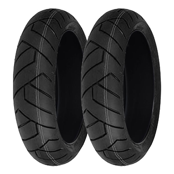 COPPIA GOMME VEE RUBBER 110/90-12 64P + 130/60-13 60P VRM-119