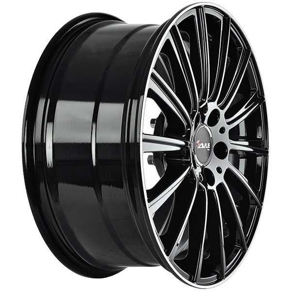 AVUS AC-M07 9.5x20 5x112 ET 35 BLACK POLISHED LIP