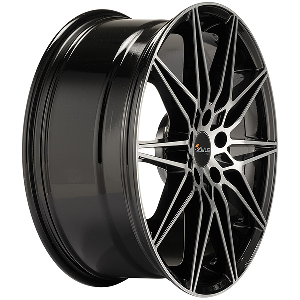 AVUS AC-MB5 8x18 5x112 ET 30 BLACK POLISHED