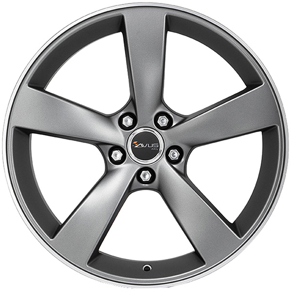 AVUS AF10 10x20 5x112 ET 19 MATT ANTHRACITE POLISHED