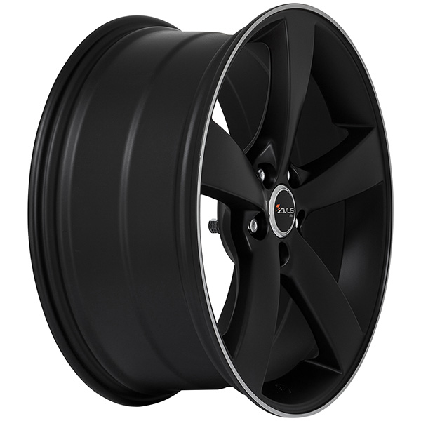 AVUS AF10 10x21 5x112 ET 31 MATT BLACK POLISHED