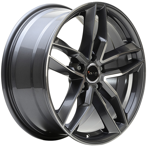AVUS AF16 7.5x17 5x112 ET 29 ANTHRACITE POLISHED