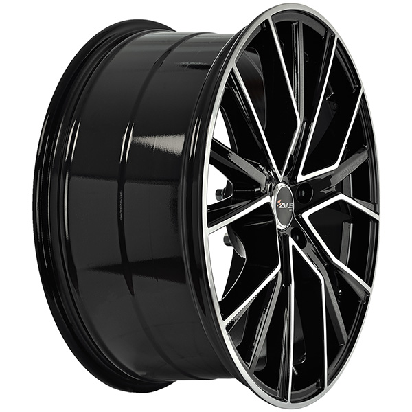 AVUS AF18 9x22 5x112 ET 42 BLACK POLISHED