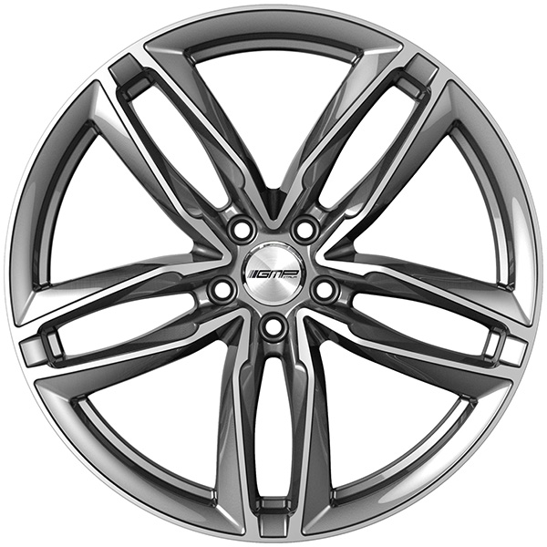 GMP ATOM 7.5x17 5x112 ET 28 ANTHRACITE DIAMOND