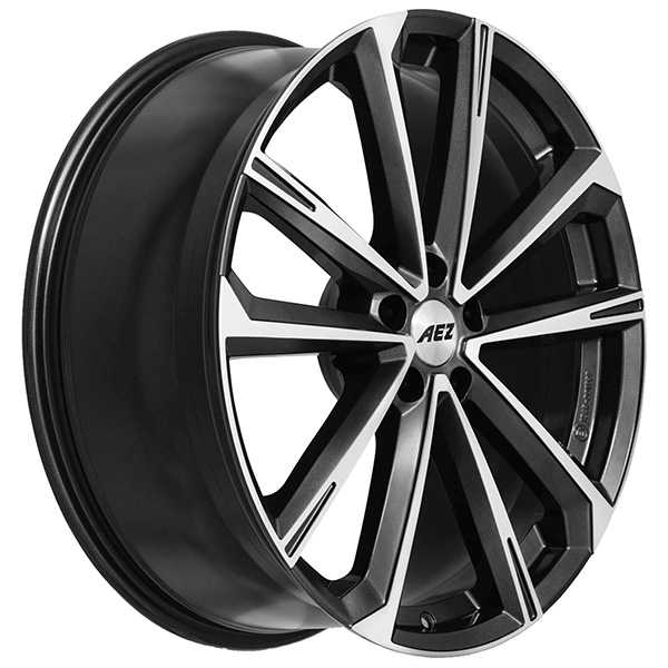 AEZ Aruba dark 8.5x19 5x112 ET 32 GUNMETAL/POLISHED