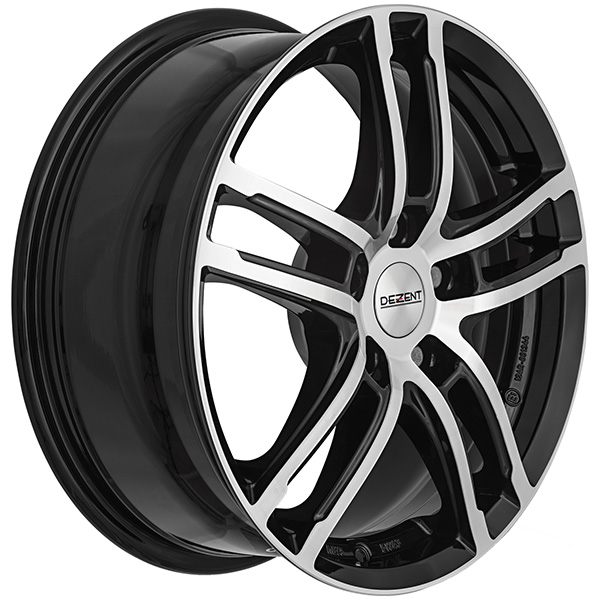 DEZENT TZ dark 6.5x16 5x114.3 ET 42 BLACK/POLISHED