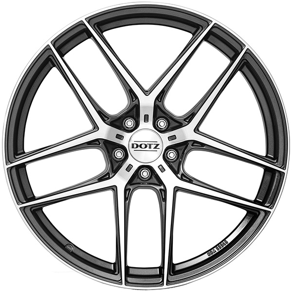 DOTZ LagunaSeca dark 10x20 5x120 ET 40 GUNMETAL/POLISHED