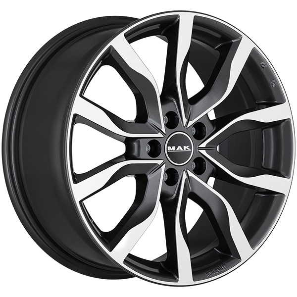 MAK HIGHLANDS 8.5x20 5x108 ET 12 GUN MET-MIRROR FACE