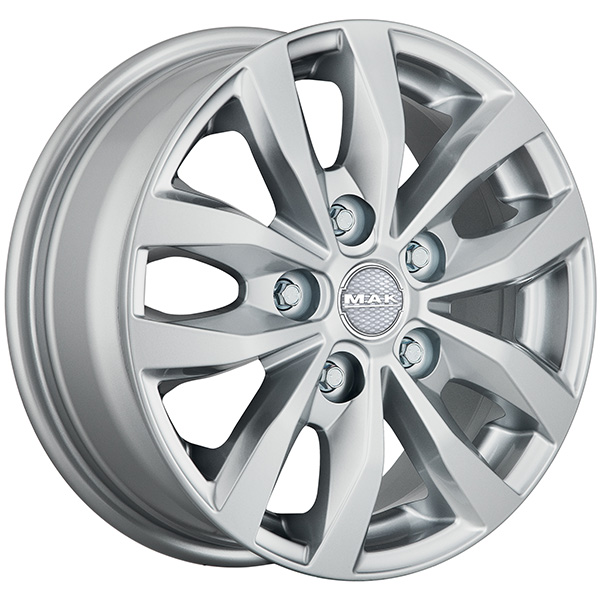 MAK LOAD 5 3 6.5x15 5x160 ET 58 SILVER