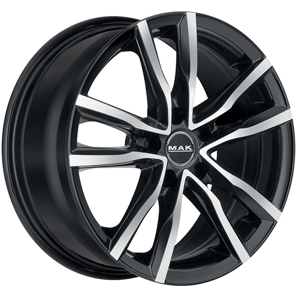 MAK MILANO 7x18 5x100 ET 48 BLACK MIRROR
