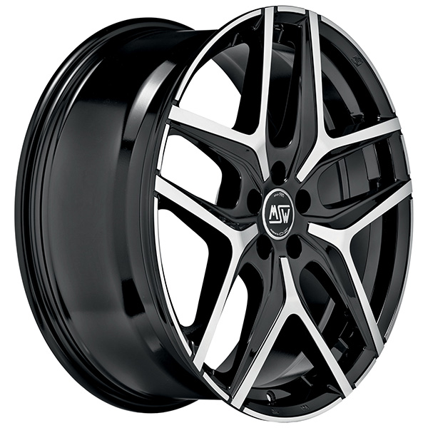 MSW 40 8x19 5x108 ET 40 GLOSS BLACK FULL POLISHED