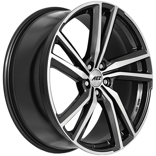 AEZ North dark 7.5x18 5x112 ET 48 GUNMETAL/POLISHED