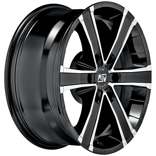 MSW SAHARA 6 8x18 6x114,3 ET 30 GLOSS BLACK FULL POLISHED