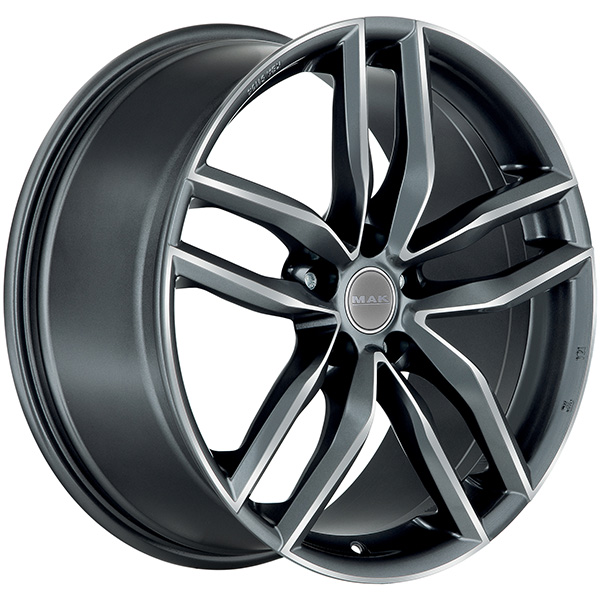 MAK SARTHE W 7x17 5x100 ET 38 GUN MET-MIRROR FACE