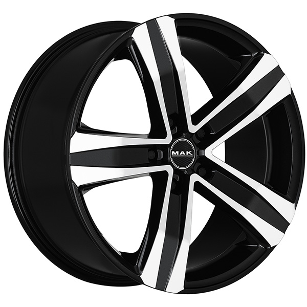 MAK STONE 5 3 6.5x15 5x160 ET 58 BLACK MIRROR