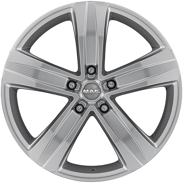 MAK STONE 5 7.5x18 5x127 ET 38 SILVER