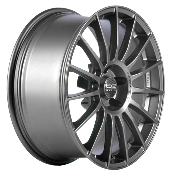 OZ RACING SUPERTURISMO LM 7.5x17 5x100 ET 35 MATT GRAPHITE SILVER LETTERING