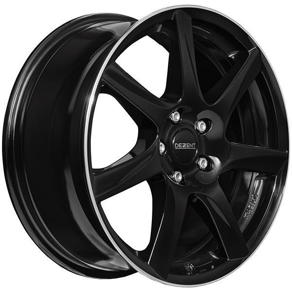 DEZENT TW dark 7.5x17 5x112 ET 40 BLACK/POLISHED LIP