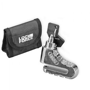 LOCKFORCE BLOCCA DISCO CROMO CON BORSA NERA