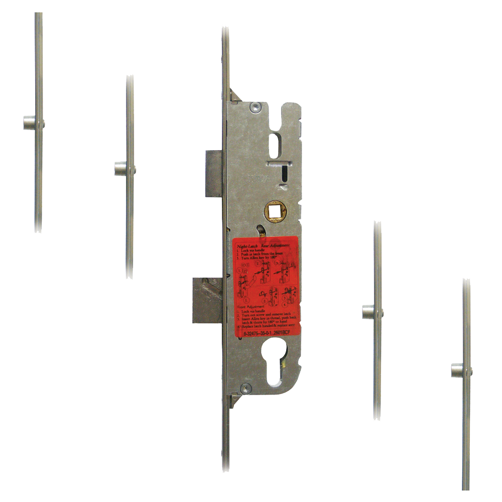 4 Roller GU Lever Operated Latch /& Deadbolt 35//92mm Multi Point Lock