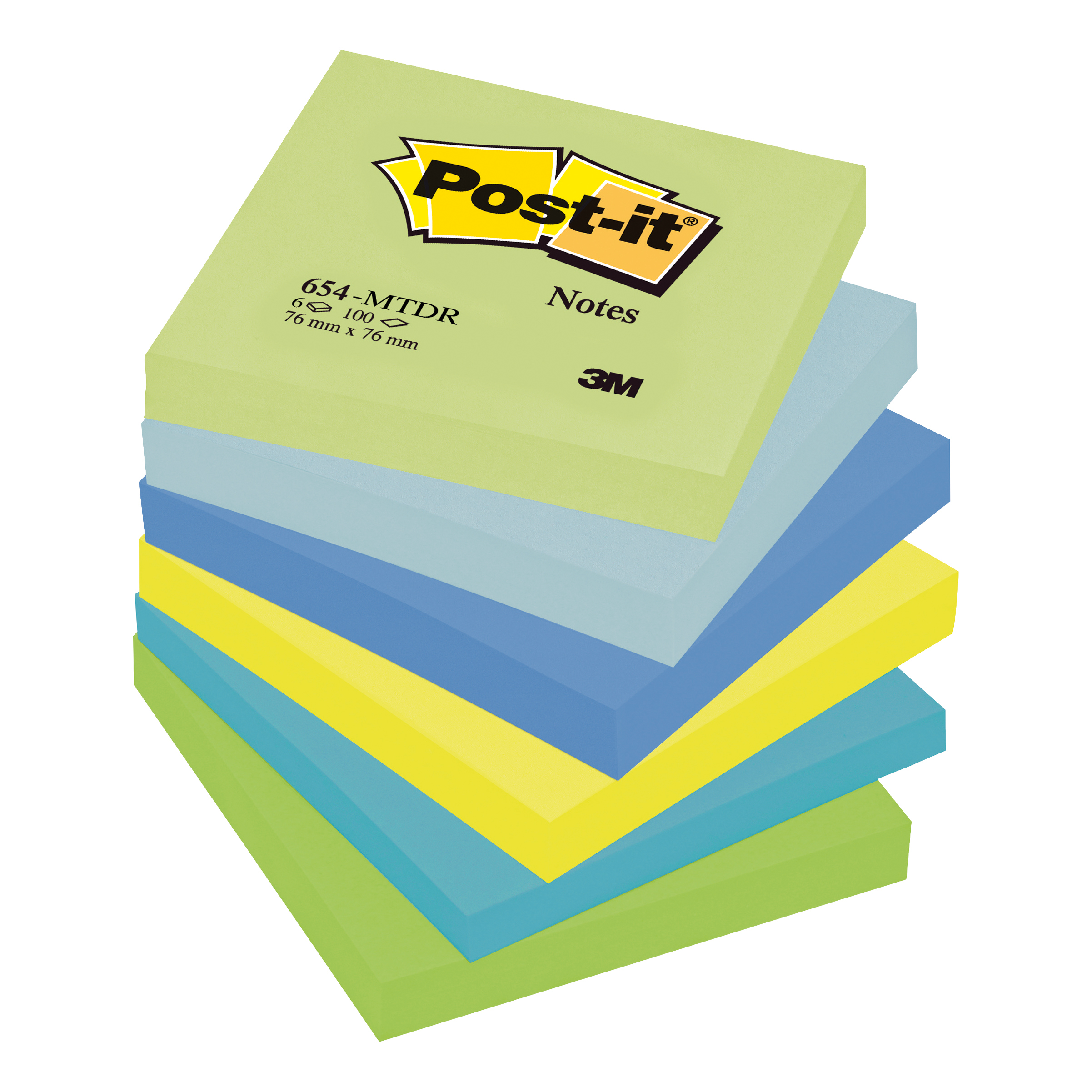 Post-it Super Sticky Meeting Notes Pads of 45 Sheets 149x98.4mm Bright Colours R