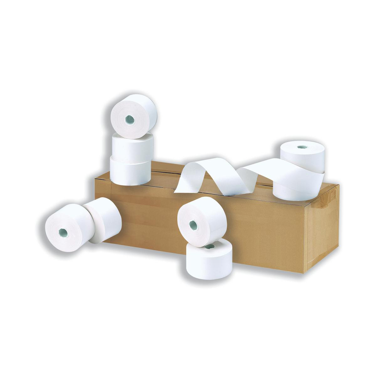 THM573812 Pack of 20 White Thermal Till Roll 57x38x12mm