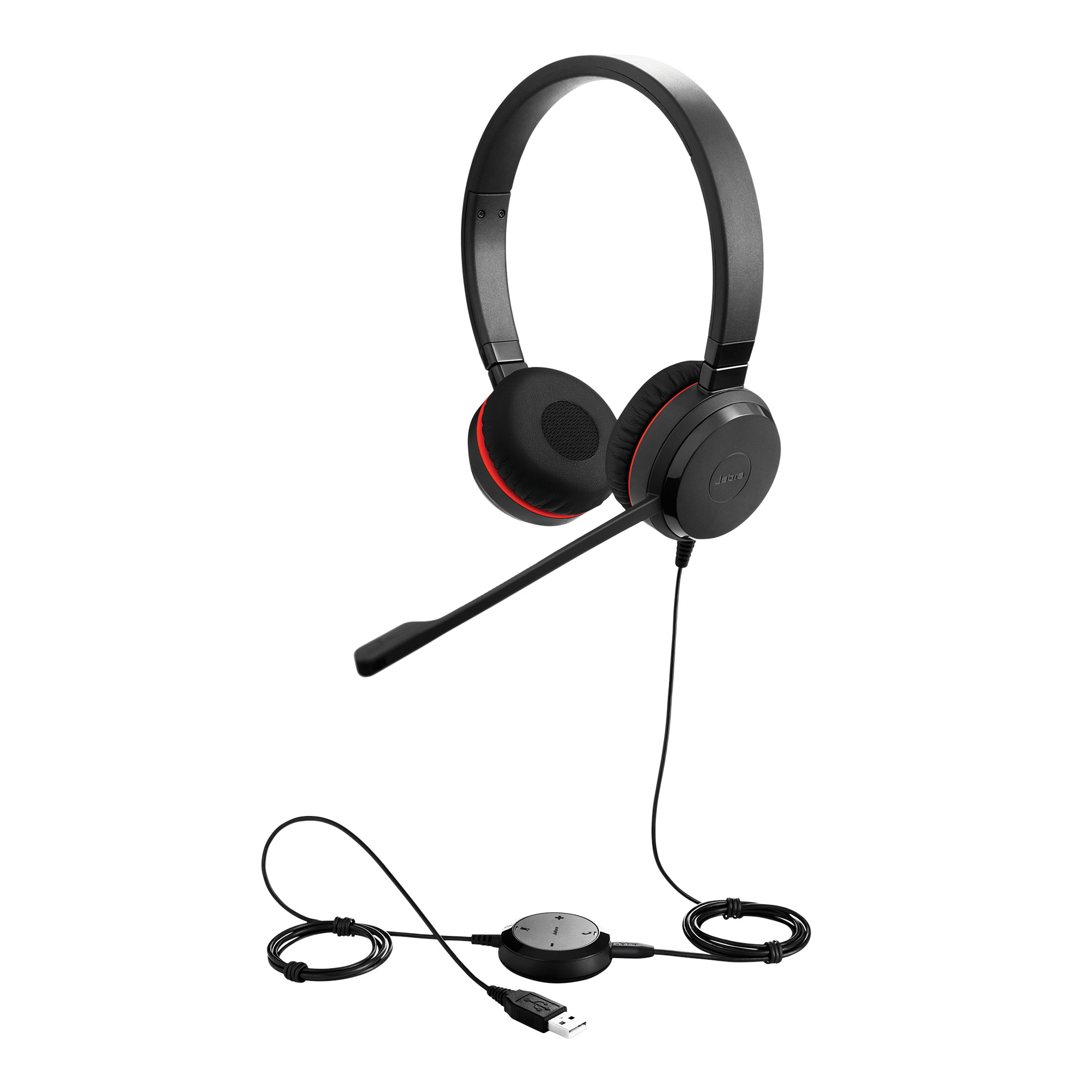 Jabra EVOLVE 30 II Duo USB Headset With Noise Cancelling Microphone Ref
