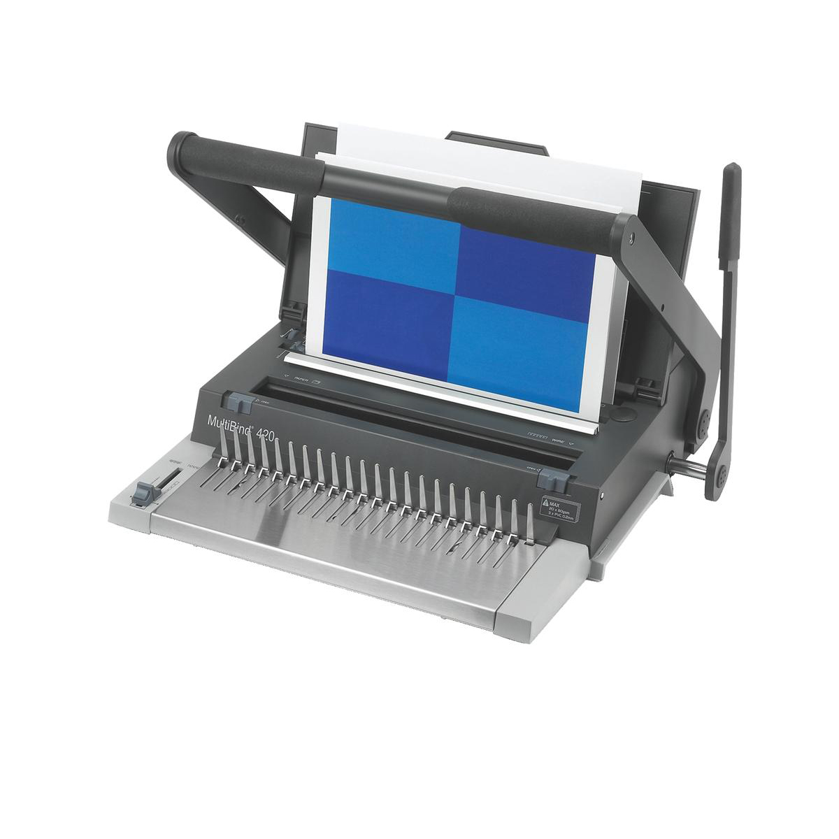 GBC MultiBind 230E Binding Machine Electric Binds Comb and Wire Punches