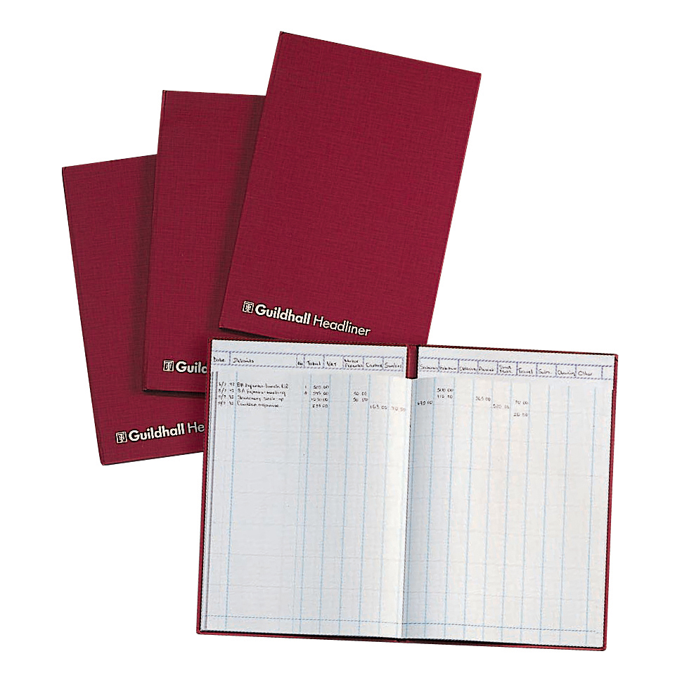 Guildhall Headliner Account Book 38 Series 6 Cash Column 80 Pages
