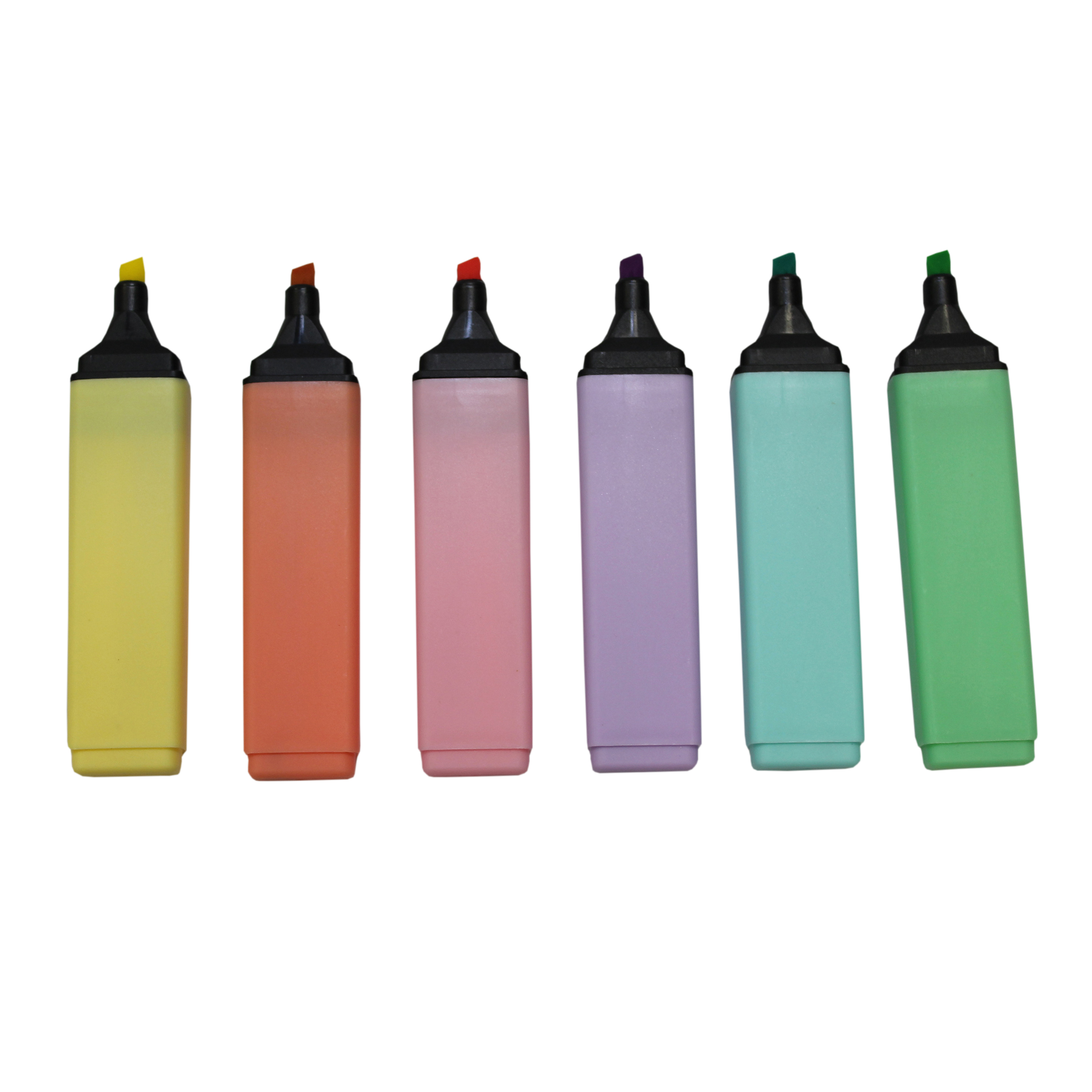 5 Star Office Pastel Highlighters Assorted Pack 6 943542 Office Range