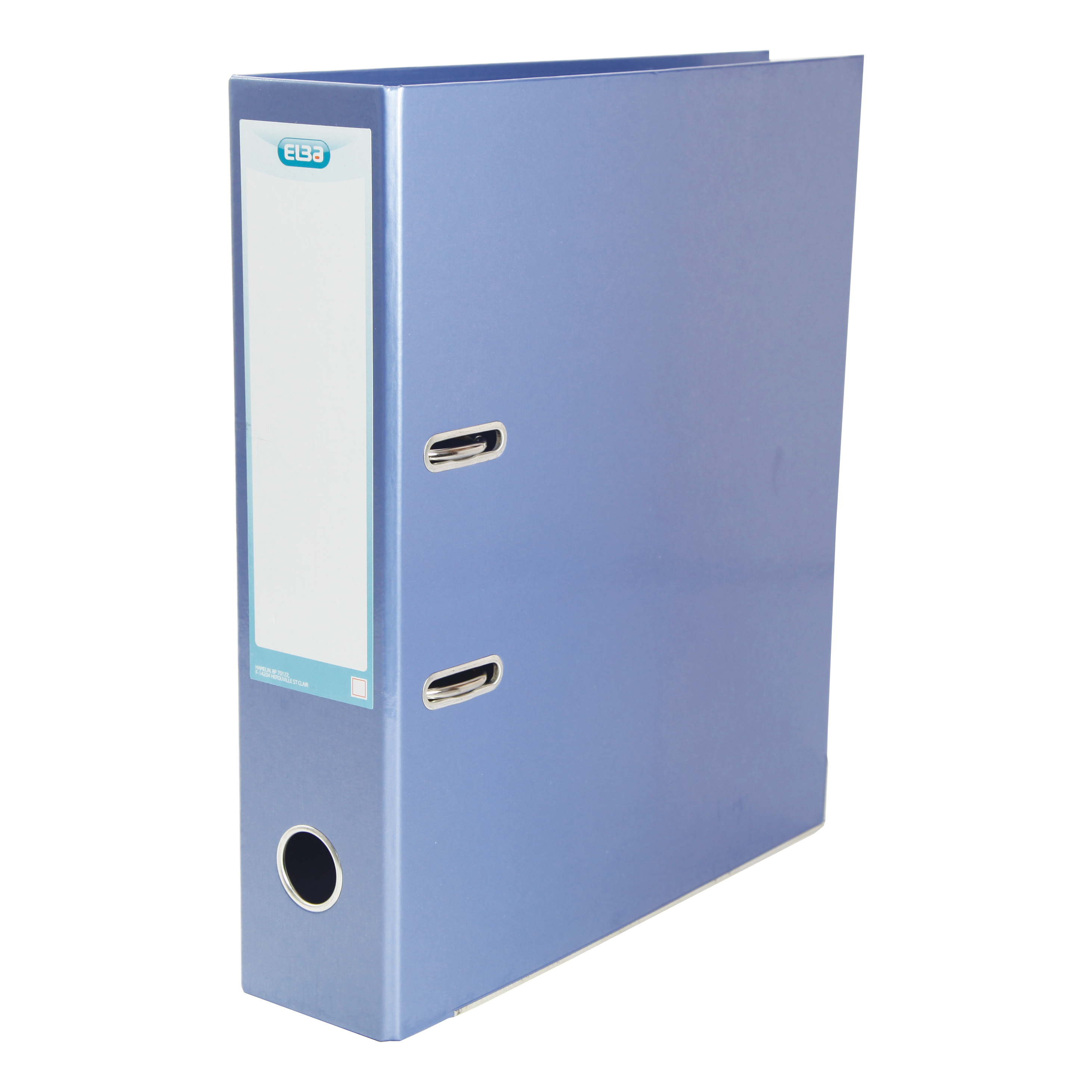 Elba Lever Arch File Laminated Gloss Finish 70mm Capacity A4+ Metallic