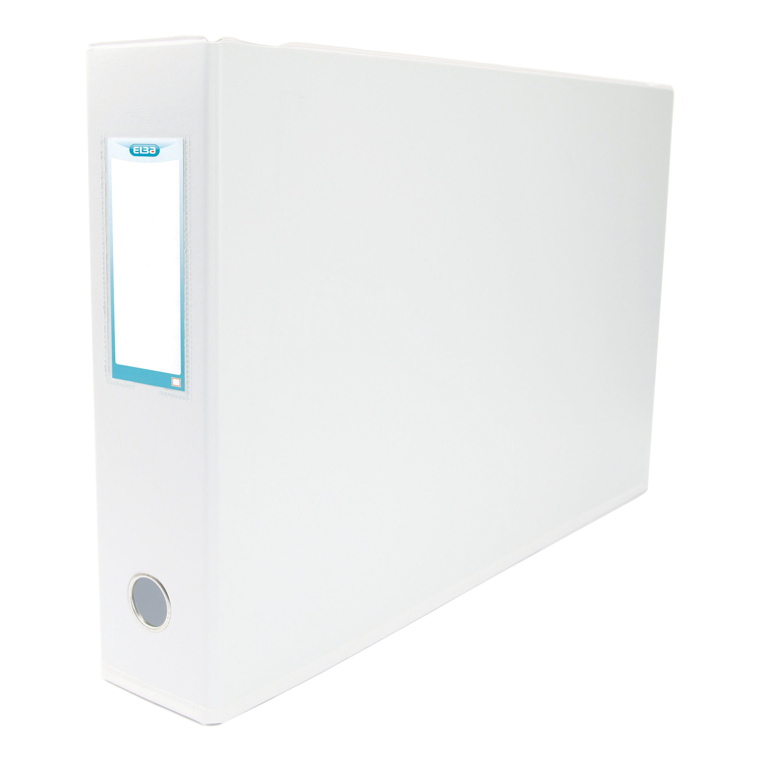 Elba Lever Arch File PP Slotted 75mm Spine 2 Ring A3 White Ref