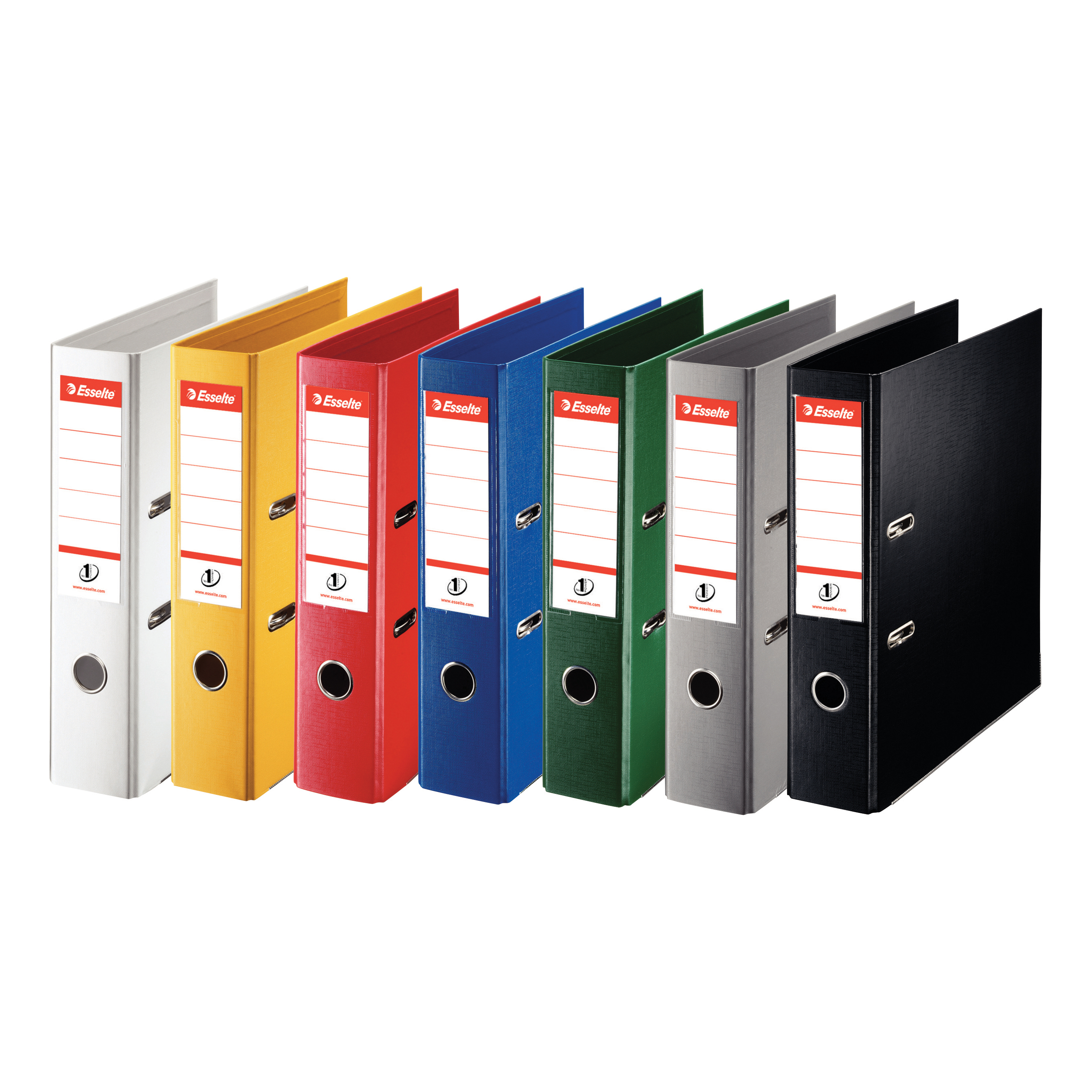 Esselte FSC No. 1 Power Lever Arch File PP Slotted 75mm Spine A4 White