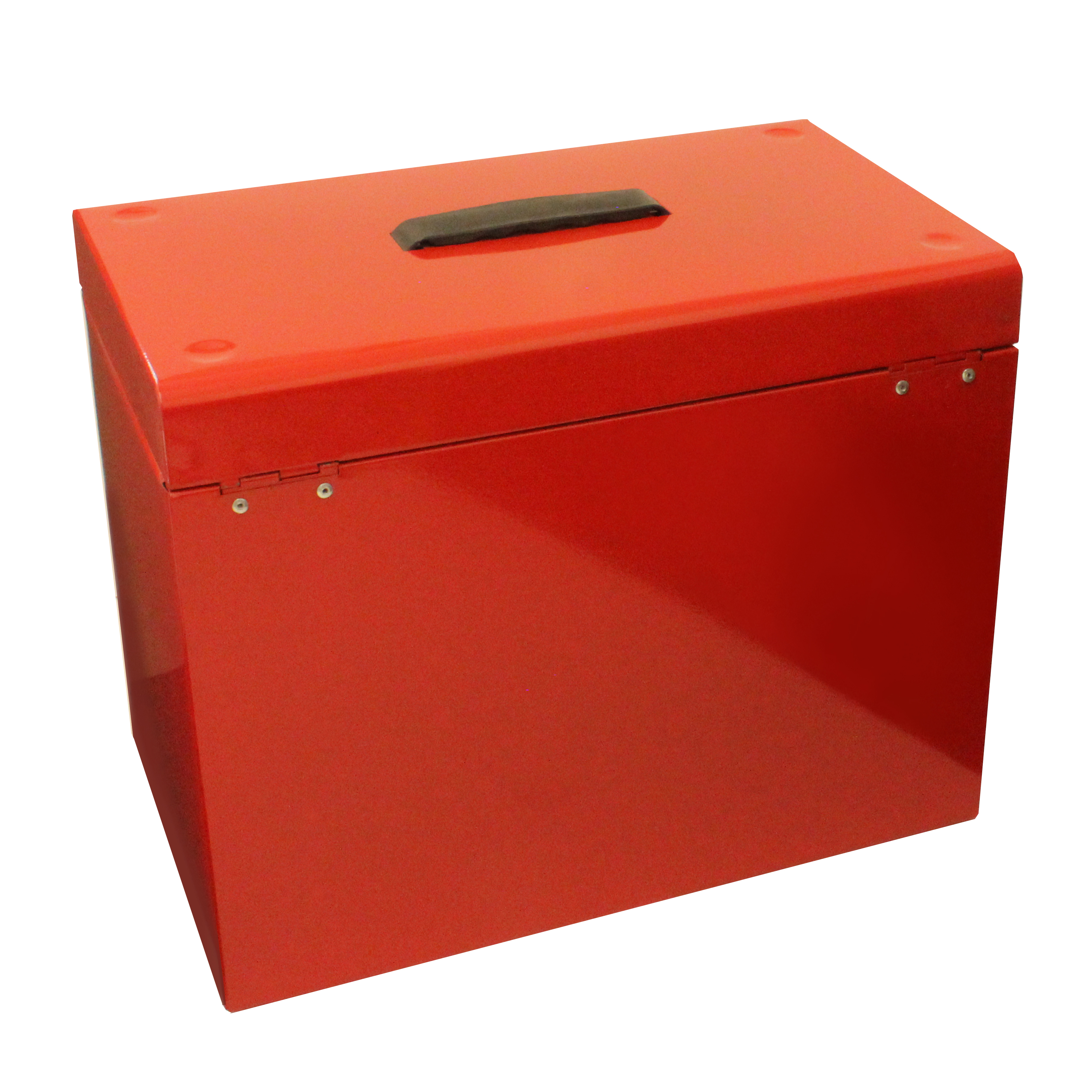 Metal File Box with 5 Suspension Files and 2 Keys Steel A4 Black